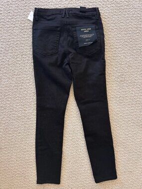 Good American Good Legs Crop Black Jeans